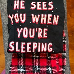 Men’s large Christmas pajama set